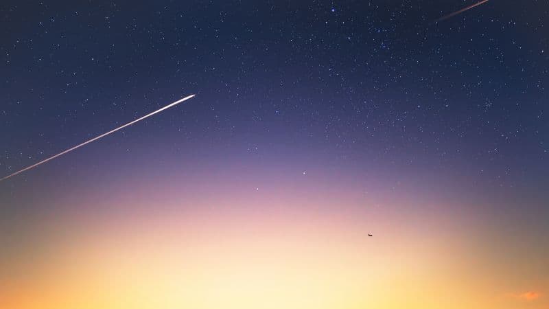 Starry sky Sunlight Wallpaper