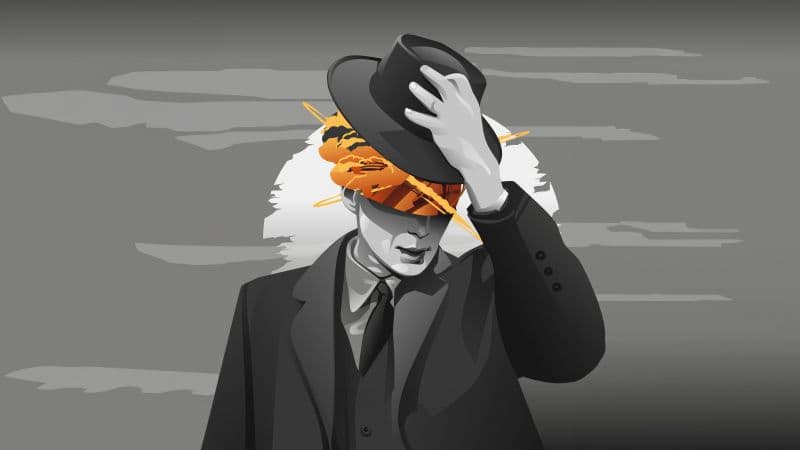 Oppenheimer Illustration Wallpaper