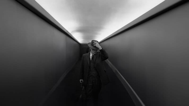 Oppenheimer Black and White Wallpaper