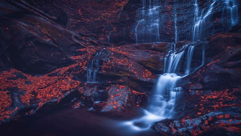 Moss Glen Falls Waterfall Wallpaper