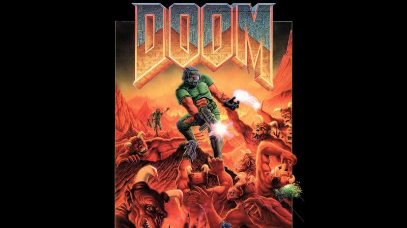 Doom (1993) Cover Art Wallpaper