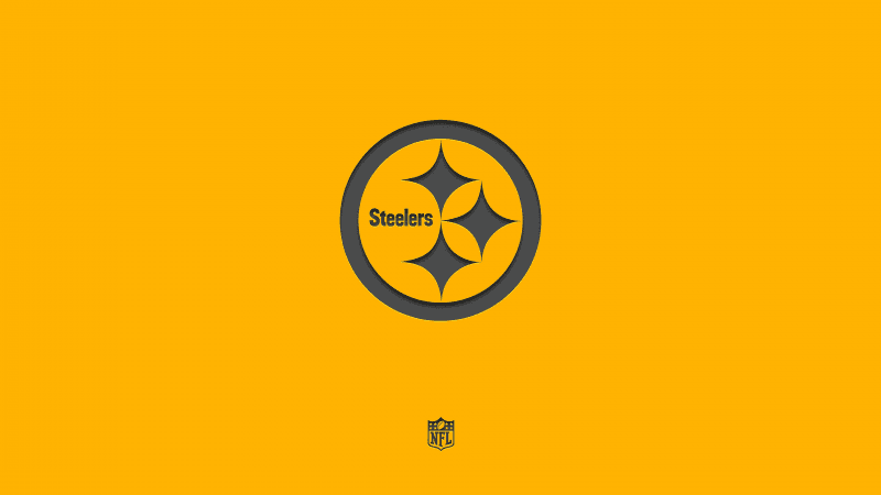 Pittsburgh Steelers Yellow background Wallpaper