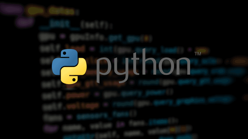 Python Dark background Wallpaper