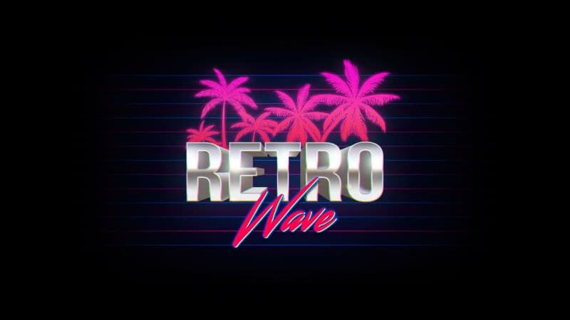 Retrowave AMOLED Wallpaper