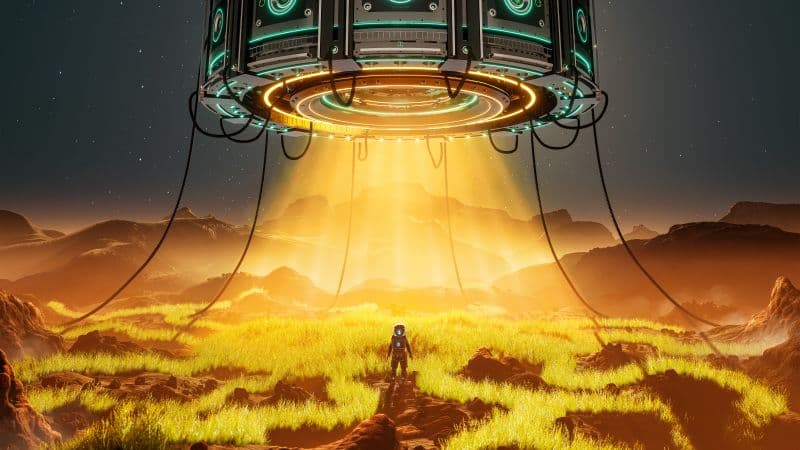 Alien UFO Wallpaper
