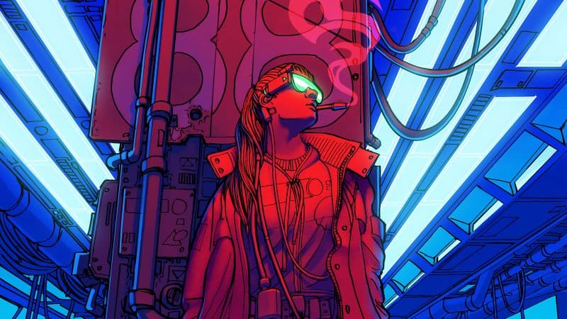 Baddie Cyberpunk girl Wallpaper