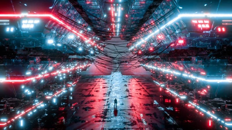 Alien Spaceship Wallpaper