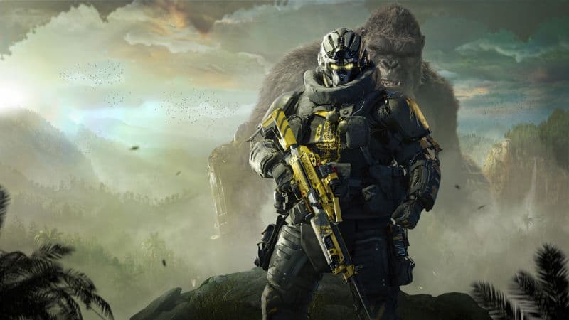 Godzilla x Kong: The New Empire Call of Duty Warzone Wallpaper