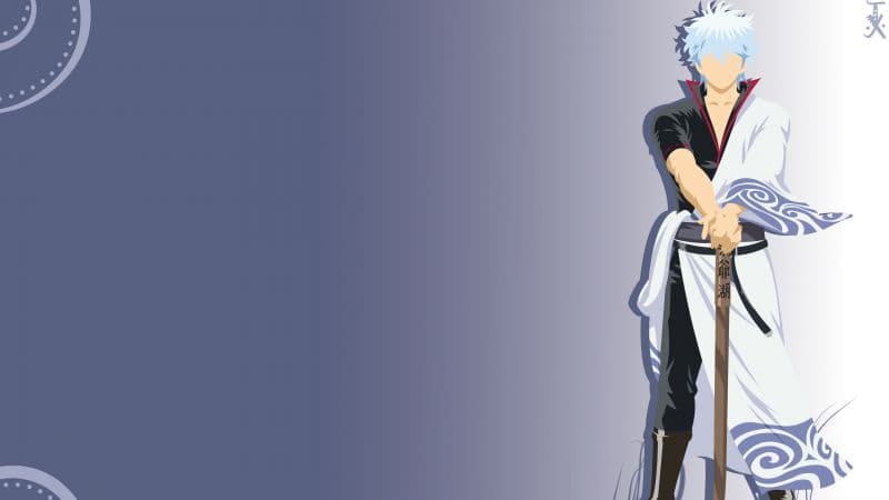 Gintoki Sakata Faceless Wallpaper