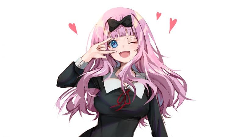 Anime girl Chika Fujiwara Wallpaper