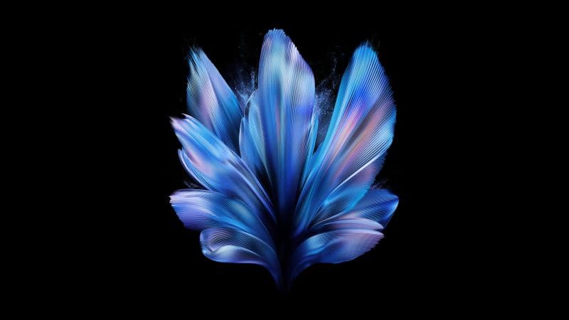 Vivo X Fold Blue abstract Wallpaper