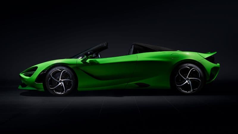 McLaren 750S Spider Dark background Wallpaper
