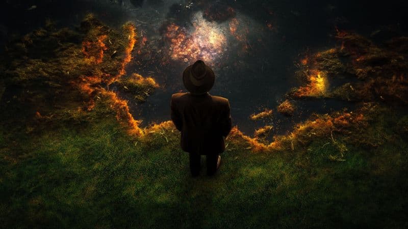 Oppenheimer Movie poster Wallpaper