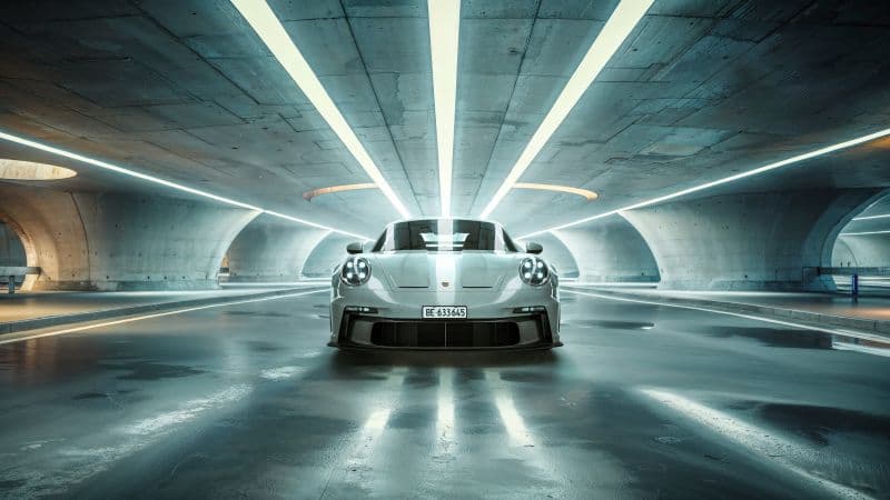 Porsche 911 GT3 RS Tunnel Wallpaper