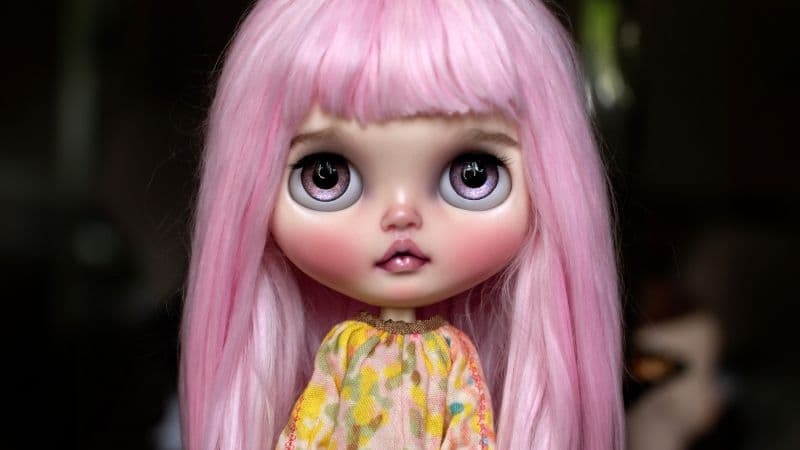 Pink hair Blythe doll Wallpaper