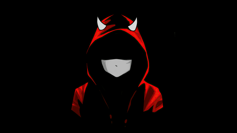 Devil Hooded Man Wallpaper