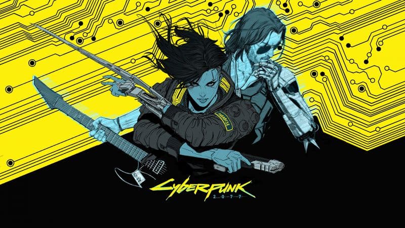 V (Cyberpunk) Johnny Silverhand Wallpaper