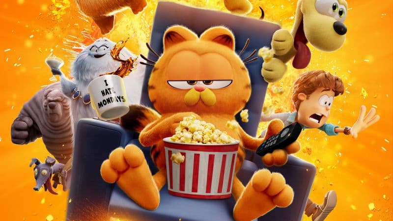The Garfield Movie iPhone 8K Wallpaper