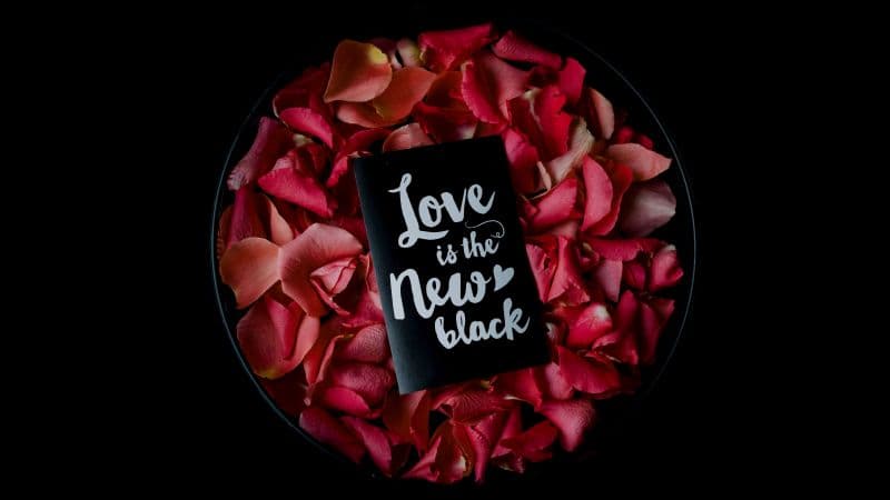 Love is the new Black Wallpaper
