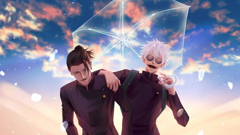 Suguru Geto, Satoru Gojo Jujutsu Kaisen Wallpaper