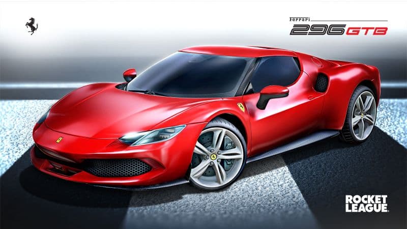 Rocket League Ferrari 296 GTB Wallpaper