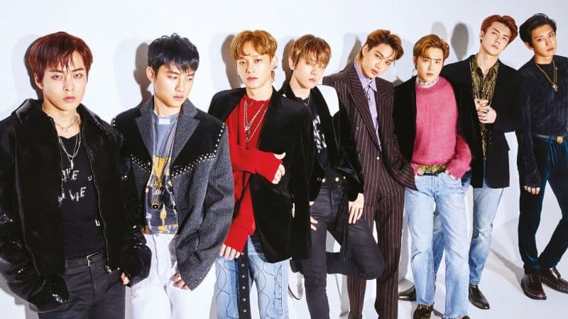 EXO South Korean boy band Wallpaper