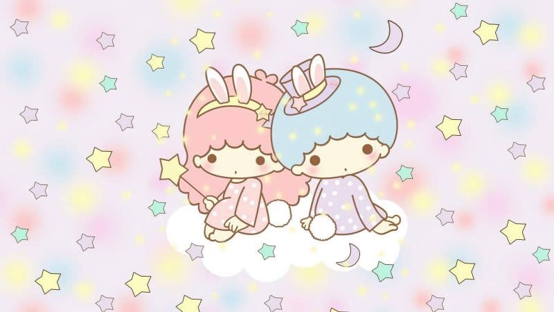 Adorable Little Twin Stars Wallpaper