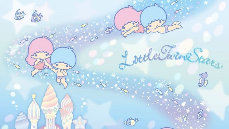 Little Twin Stars Underwater Wallpaper