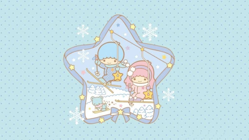 Kiki and Lala Little Twin Stars Wallpaper