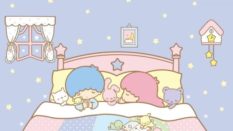 Kiki and Lala Bedtime story Wallpaper