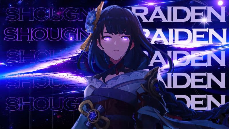 Raiden Shogun 5K Wallpaper