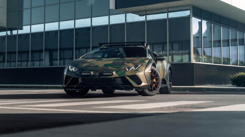 Lamborghini Huracan Sterrato 5K Wallpaper