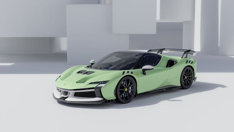 Ferrari SF90 XX Spider CGI Wallpaper