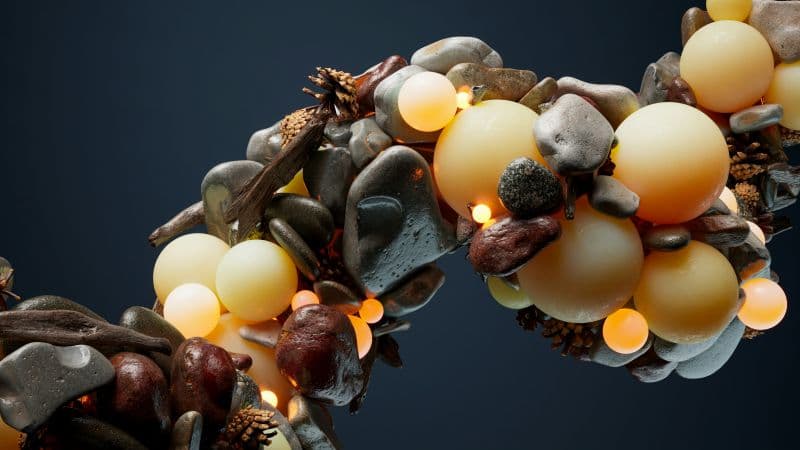 Sphere Balls Digital Art Wallpaper