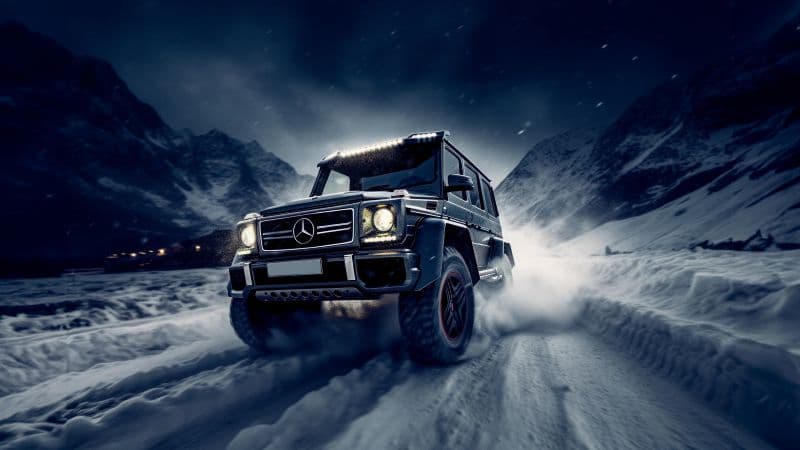 Mercedes-Benz AMG G 63 Cold night Wallpaper