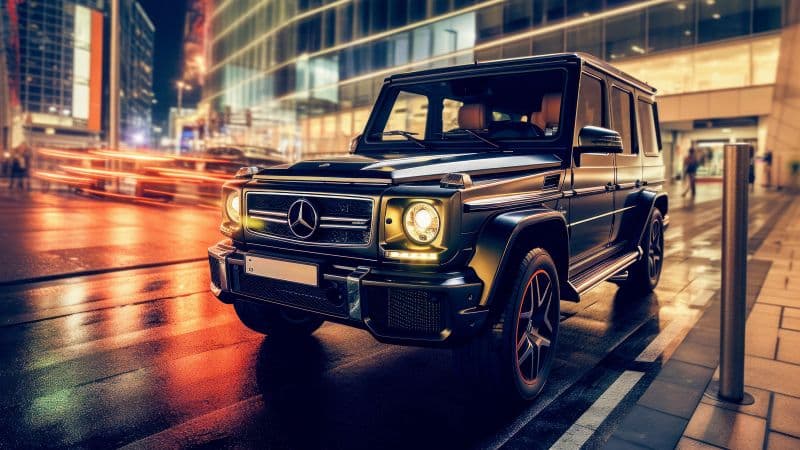 Mercedes-Benz AMG G 63 City night Wallpaper