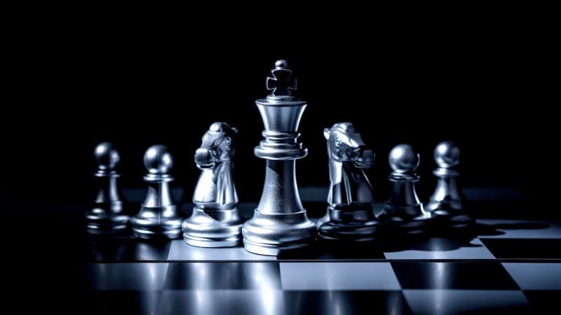 Chessboard Monochrome Wallpaper