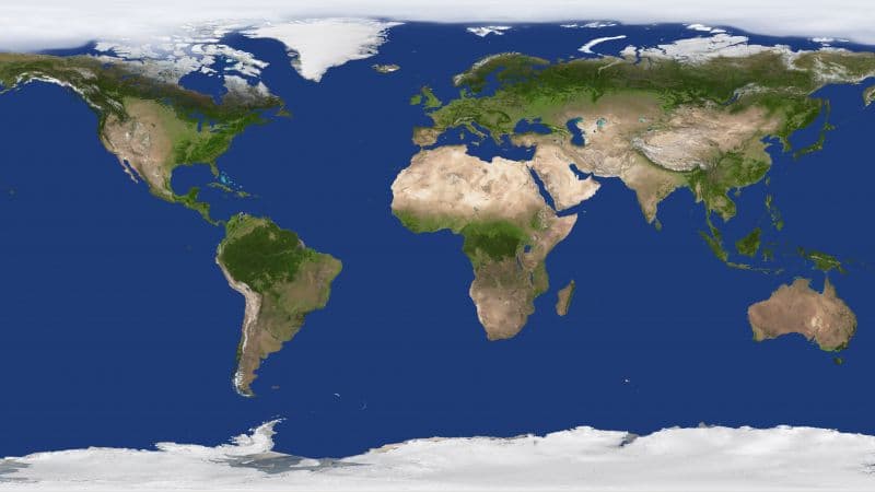 Earth World map Wallpaper