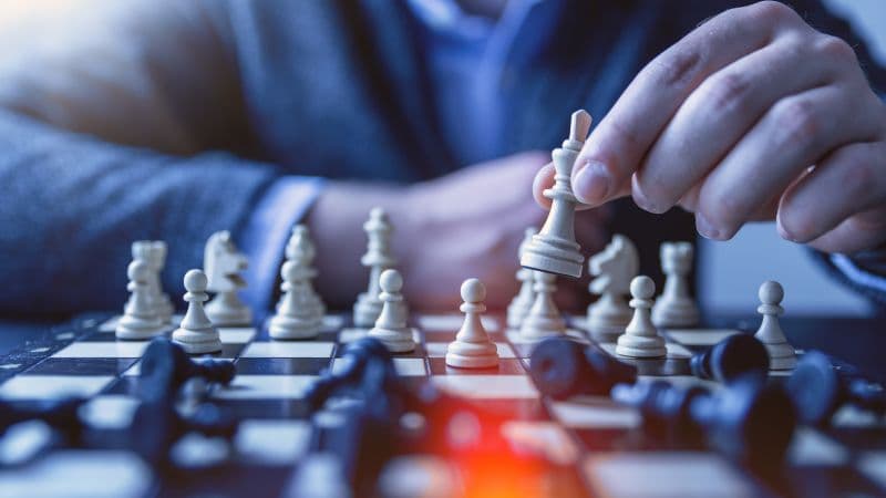 Playing Chess Wallpaper