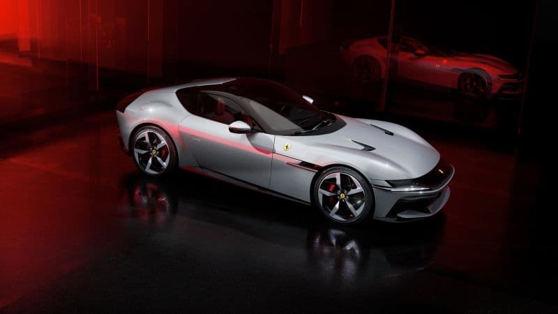 Ferrari 12Cilindri Dark aesthetic Wallpaper