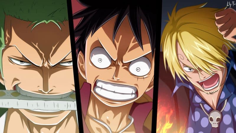 Roronoa Zoro, Monkey D. Luffy, Sanji Wallpaper