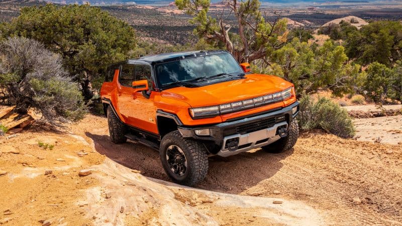 GMC Hummer EV Pickup truck Wallpaper