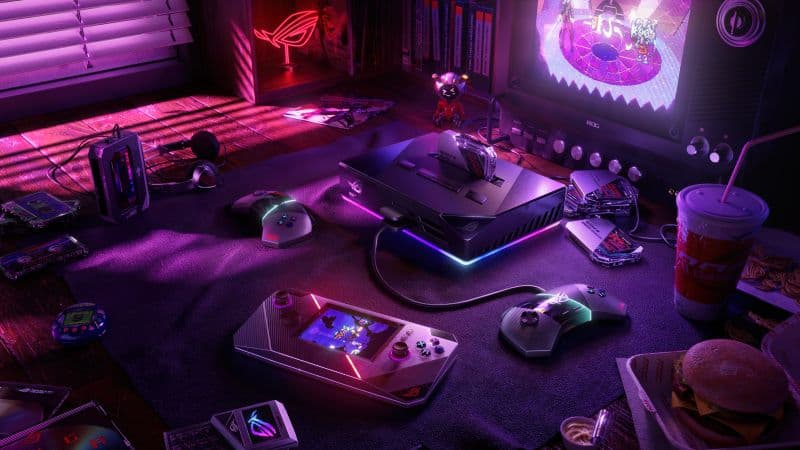 Gaming room Aesthetic interior Wallpaper