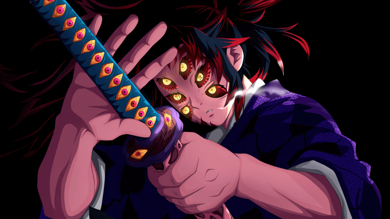 Kokushibo Demon Slayer: Kimetsu no Yaiba Wallpaper