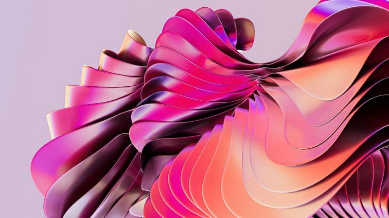 Pink abstract 3D background Wallpaper
