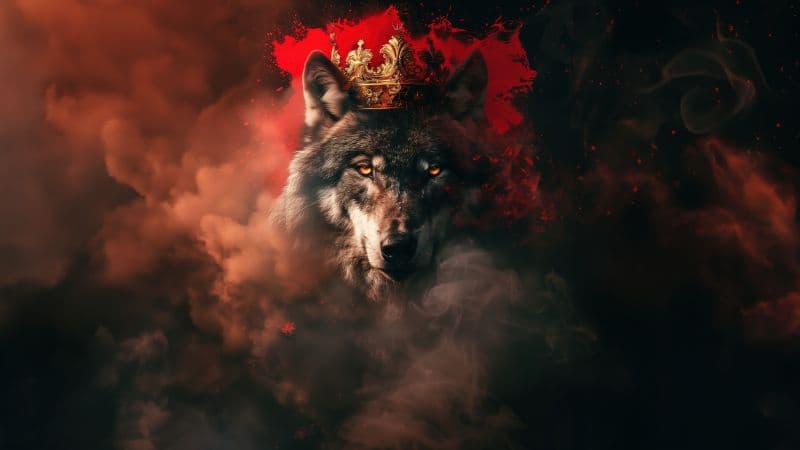 Wolf Crown Wallpaper