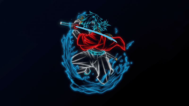 Giyu Tomioka 5K Wallpaper