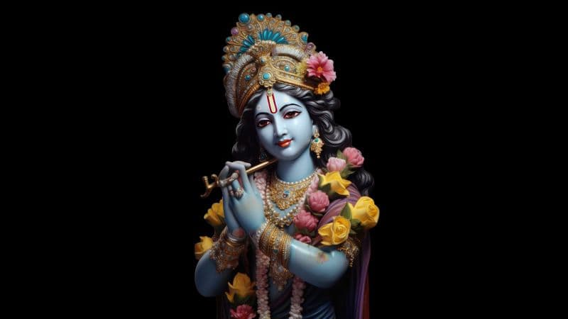 Lord Krishna Idol Wallpaper