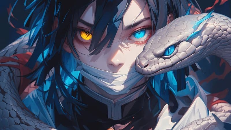Demon Slayer: Kimetsu no Yaiba Obanai Iguro Wallpaper