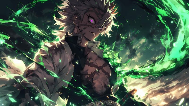 Sanemi Shinazugawa Demon Slayer: Kimetsu no Yaiba Wallpaper